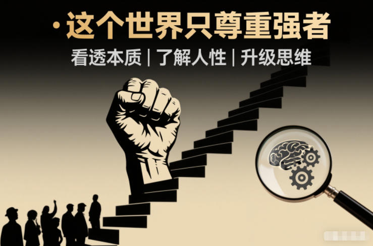 开悟1.0：这个世界只尊重强者，看透本质-了解人性-升级思维-灵感工坊云网创