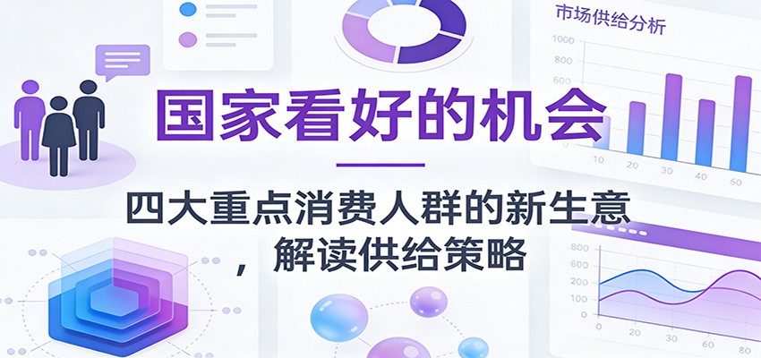 公众号付费文章：国家看好的机会，四大重点消费人群的新生意，解读供给策略-灵感工坊云网创