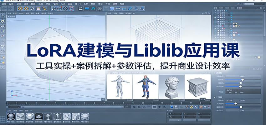 LoRA建模与Liblib应用课：工具实操+案例拆解+参数评估，提升商业设计效率-灵感工坊云网创